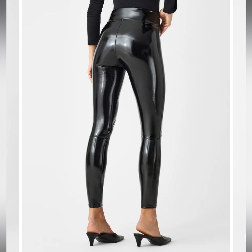 Spanx Faux Patent Leather Leggings